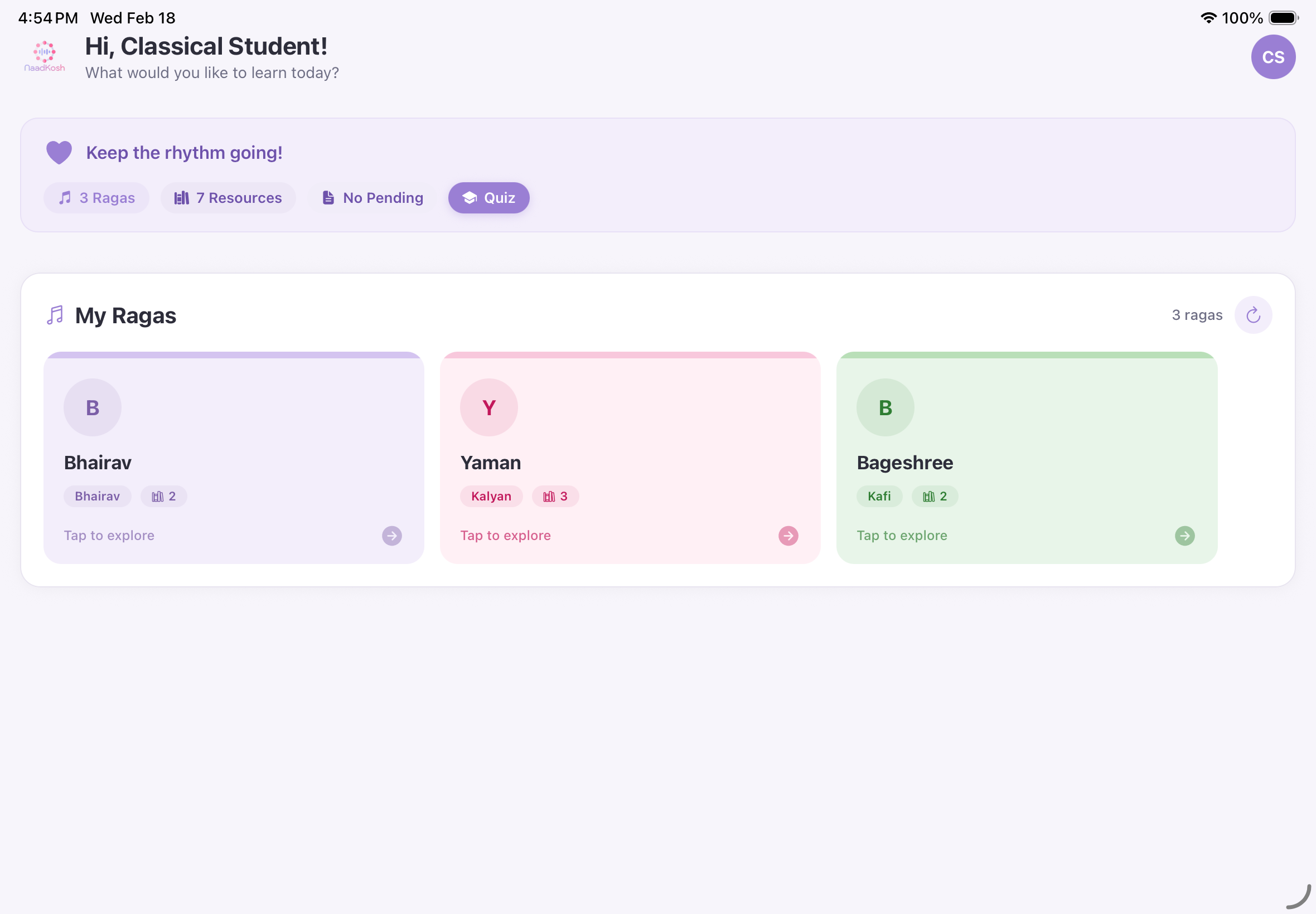 Student Dashboard